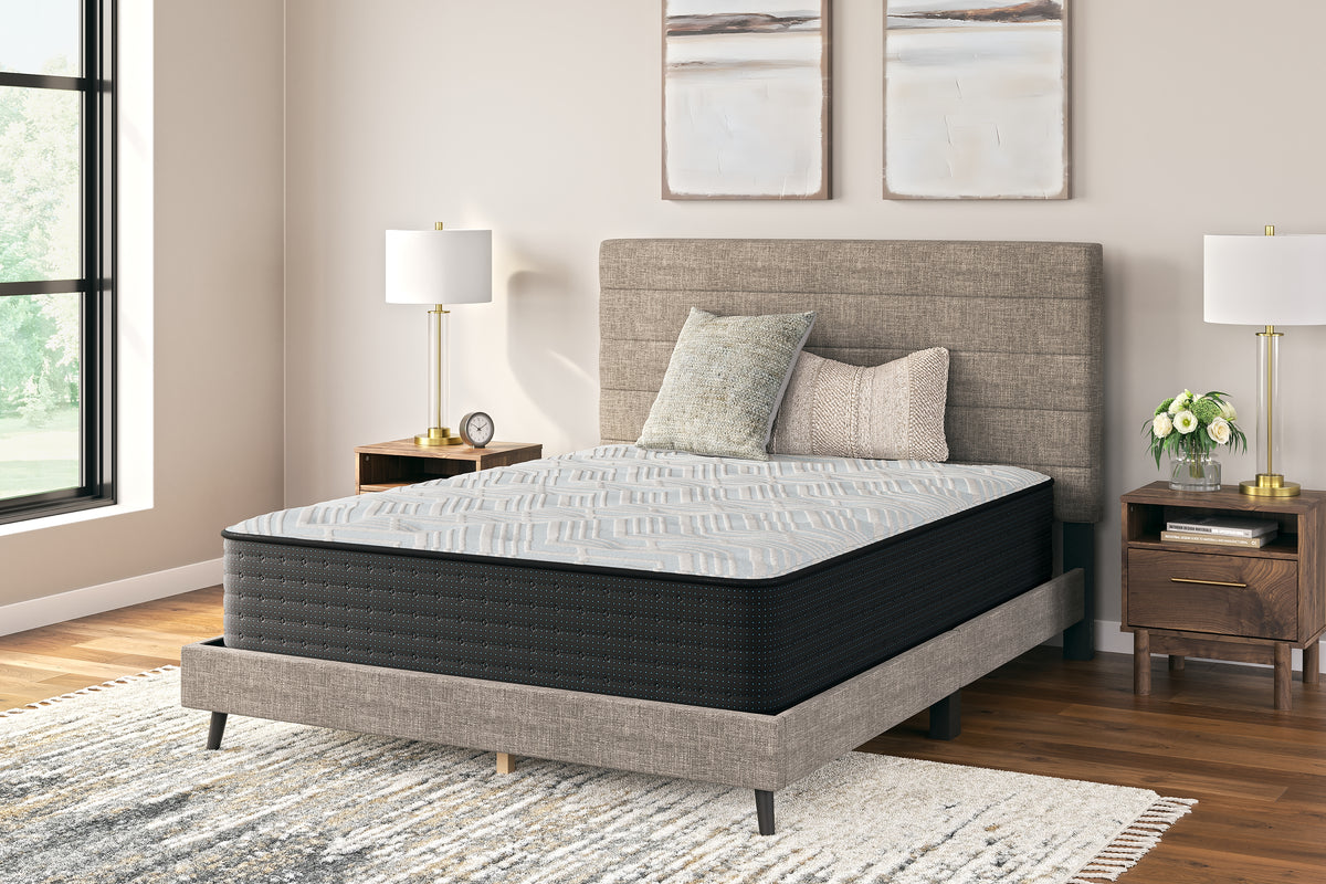 Palisades Plush Gray/Blue King Mattress from Ashley - Luna Furniture