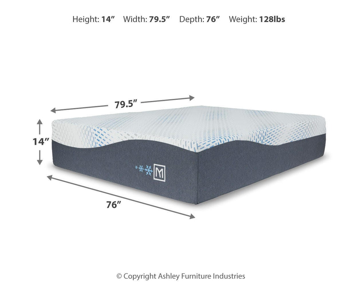 Millennium Luxury Gel Memory Foam White King Mattress from Ashley - Luna Furniture