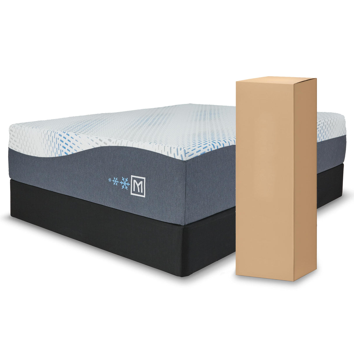 Millennium Luxury Gel Memory Foam White Twin XL Mattress from Ashley Furniture - Luna Furniture