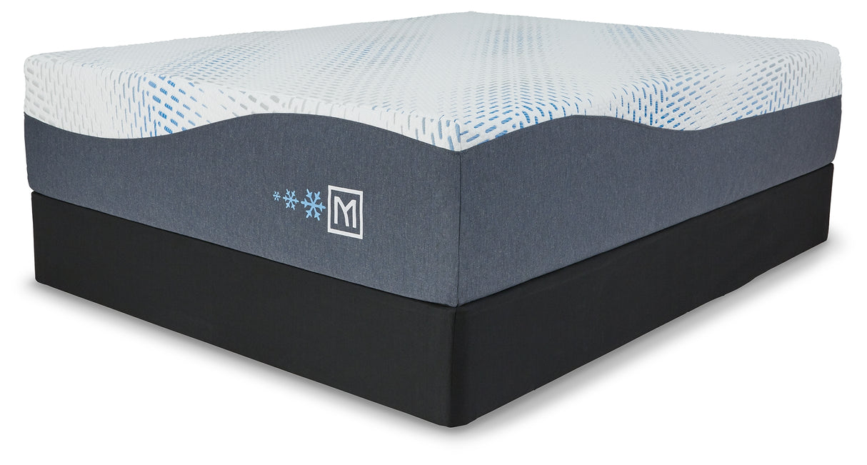 Millennium Cushion Firm Gel Memory Foam Hybrid White Queen Mattress from Ashley Furniture - Luna Furniture