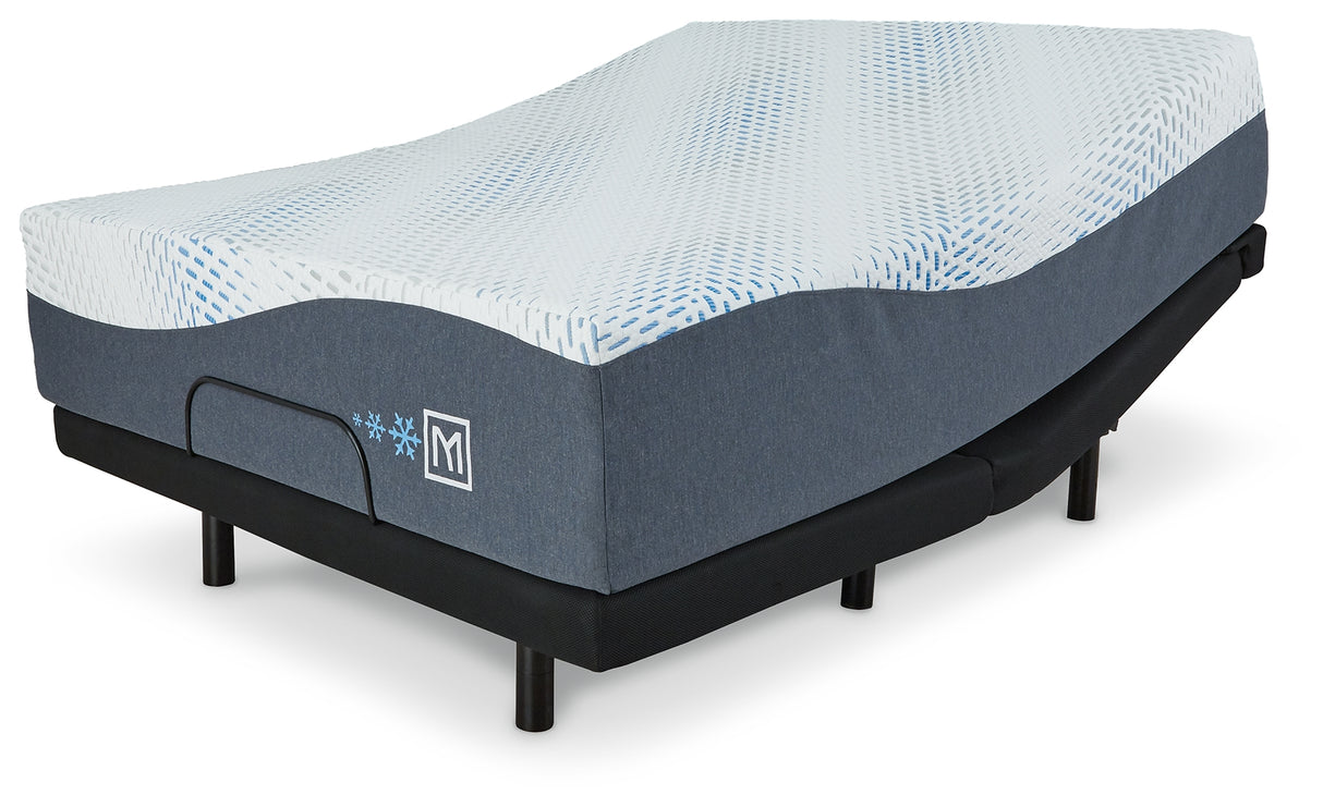Millennium Cushion Firm Gel Memory Foam Hybrid White Queen Mattress from Ashley Furniture - Luna Furniture