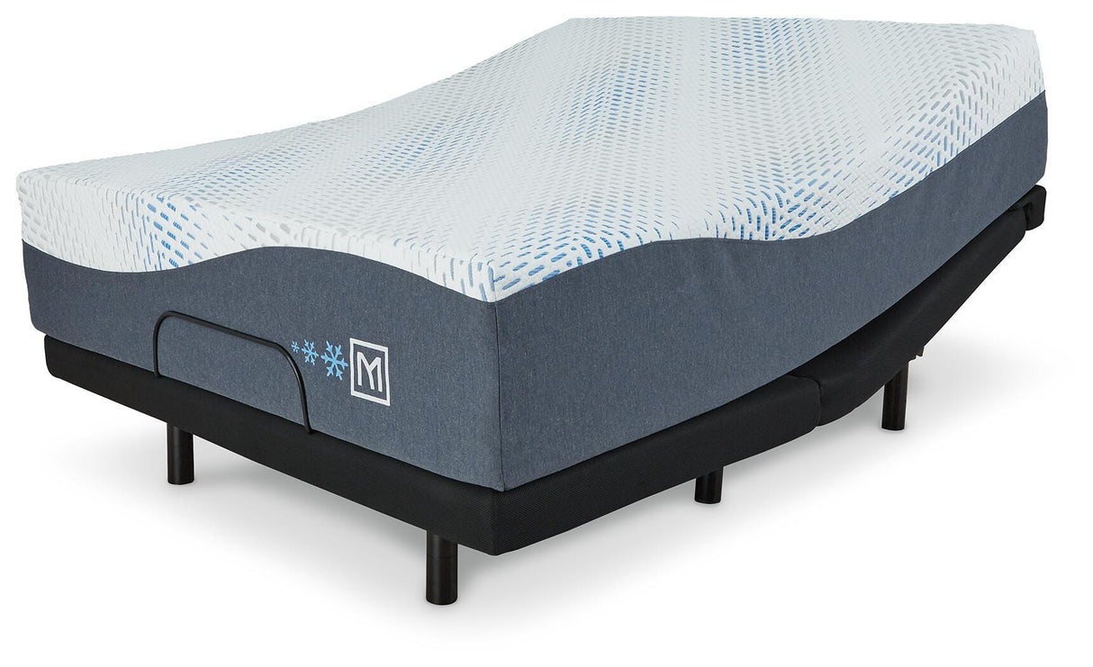 Millennium Cushion Firm Gel Memory Foam Hybrid White Queen Mattress from Ashley Furniture - Luna Furniture
