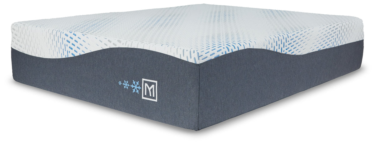 Millennium Cushion Firm Gel Memory Foam Hybrid White Queen Mattress from Ashley Furniture - Luna Furniture