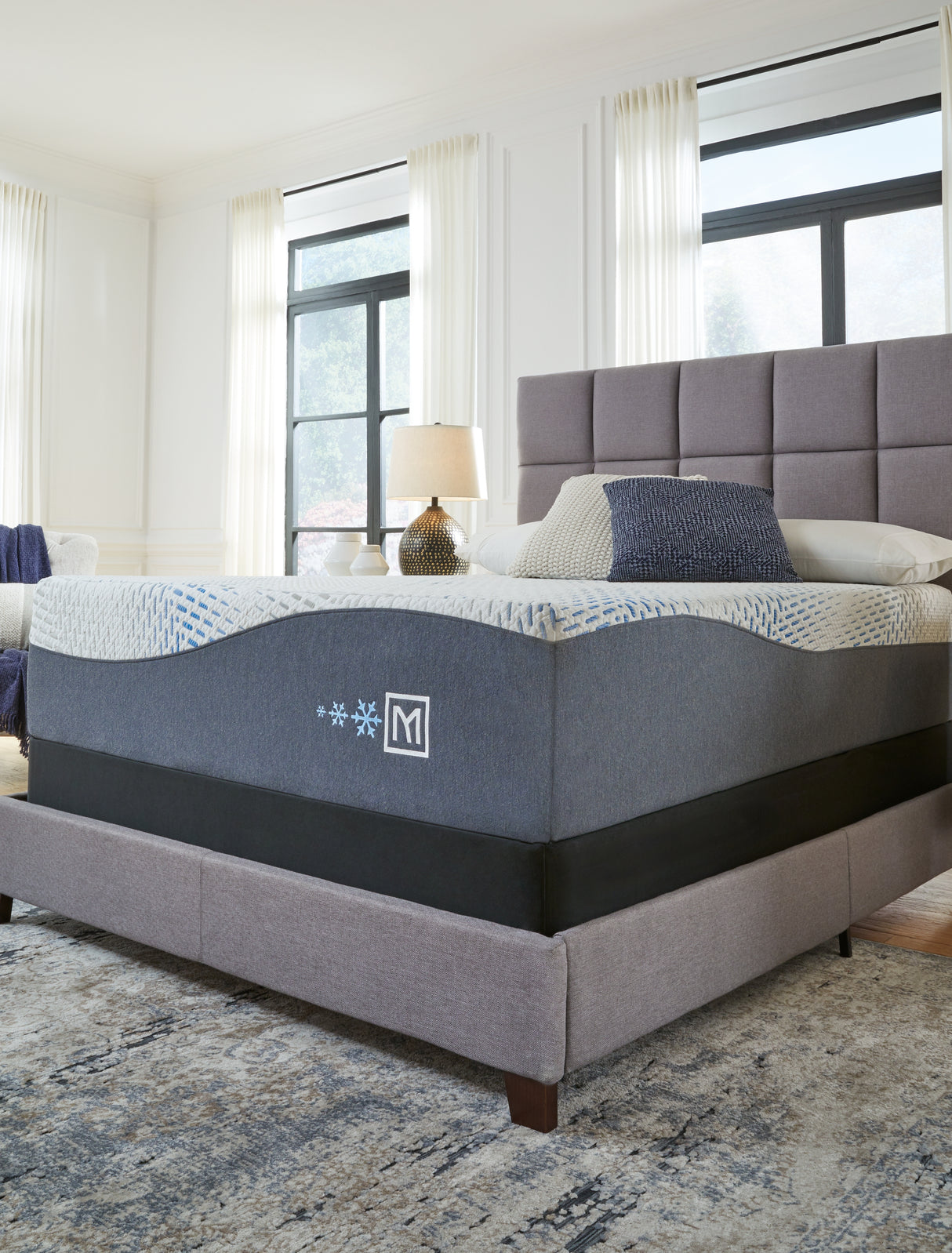 Millennium Luxury Plush Gel Latex Hybrid White King Mattress from Ashley Furniture - Luna Furniture