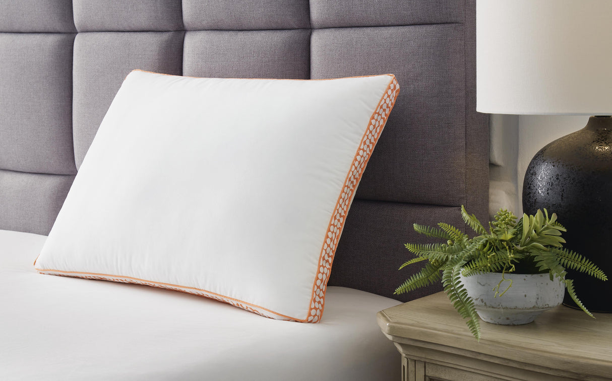 Zephyr 2.0 White/Orange 3-in-1 Pillow from Ashley - Luna Furniture