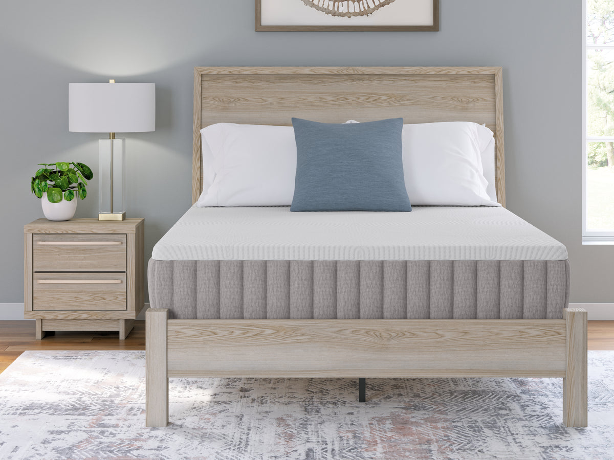 Terra Sleep Firm White Queen Mattress from Ashley Furniture - Luna Furniture