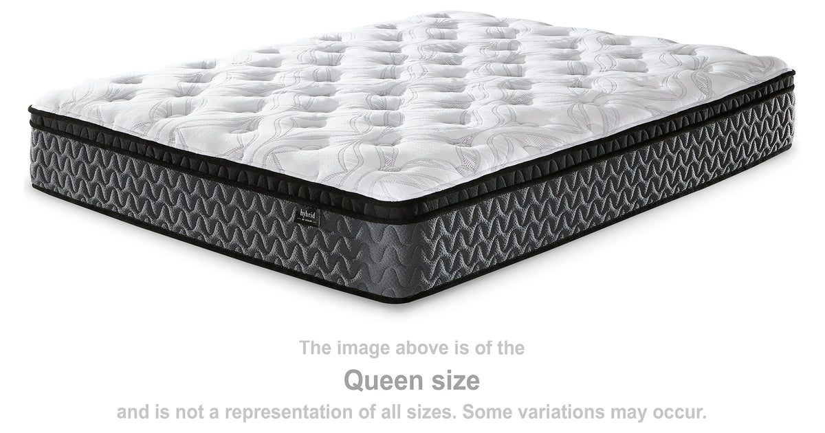 12 Inch Pocketed Hybrid White Full Mattress from Ashley Furniture - Luna Furniture