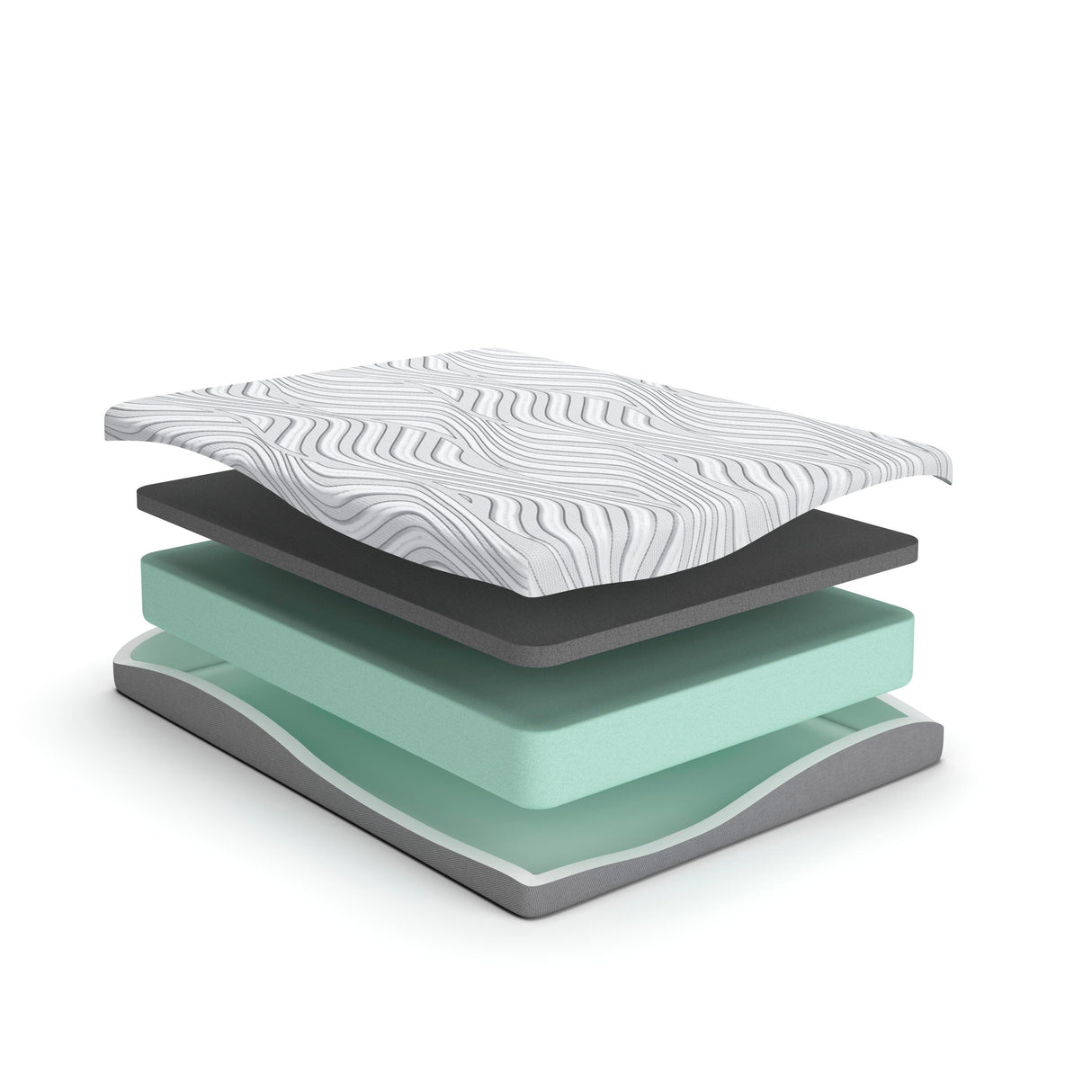 8 Inch Memory Foam White California King Mattress from Ashley - Luna Furniture