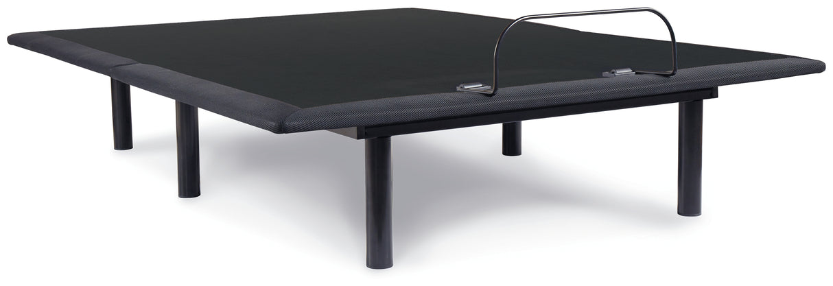 Head Up Only Foundation Charcoal Gray King Adjustable Head Base from Ashley Furniture - Luna Furniture