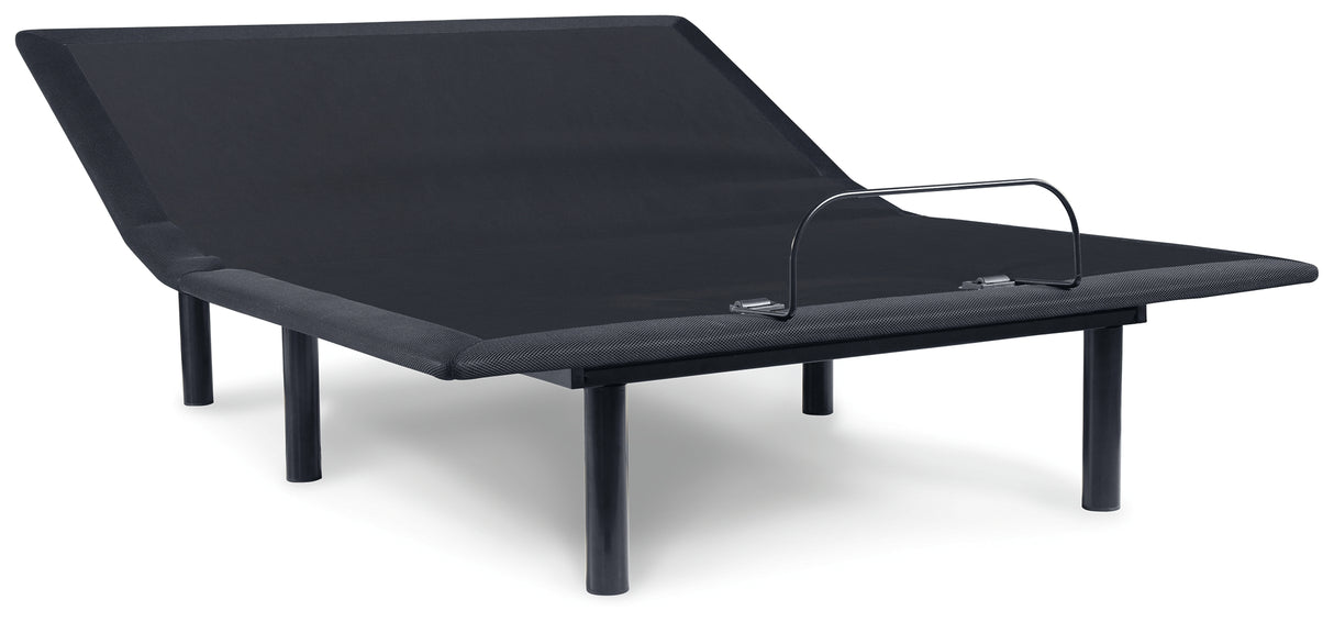 Head Up Only Foundation Charcoal Gray King Adjustable Head Base from Ashley Furniture - Luna Furniture