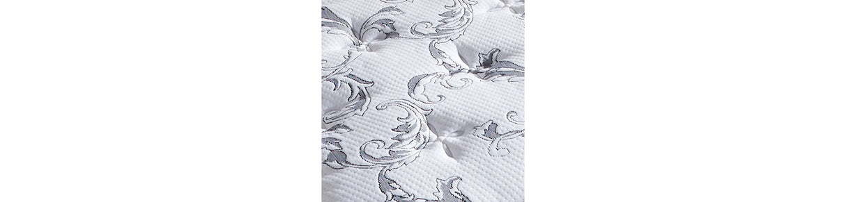 Calverson Queen Platform Bed with Mattress in Mocha from Ashley - Luna Furniture