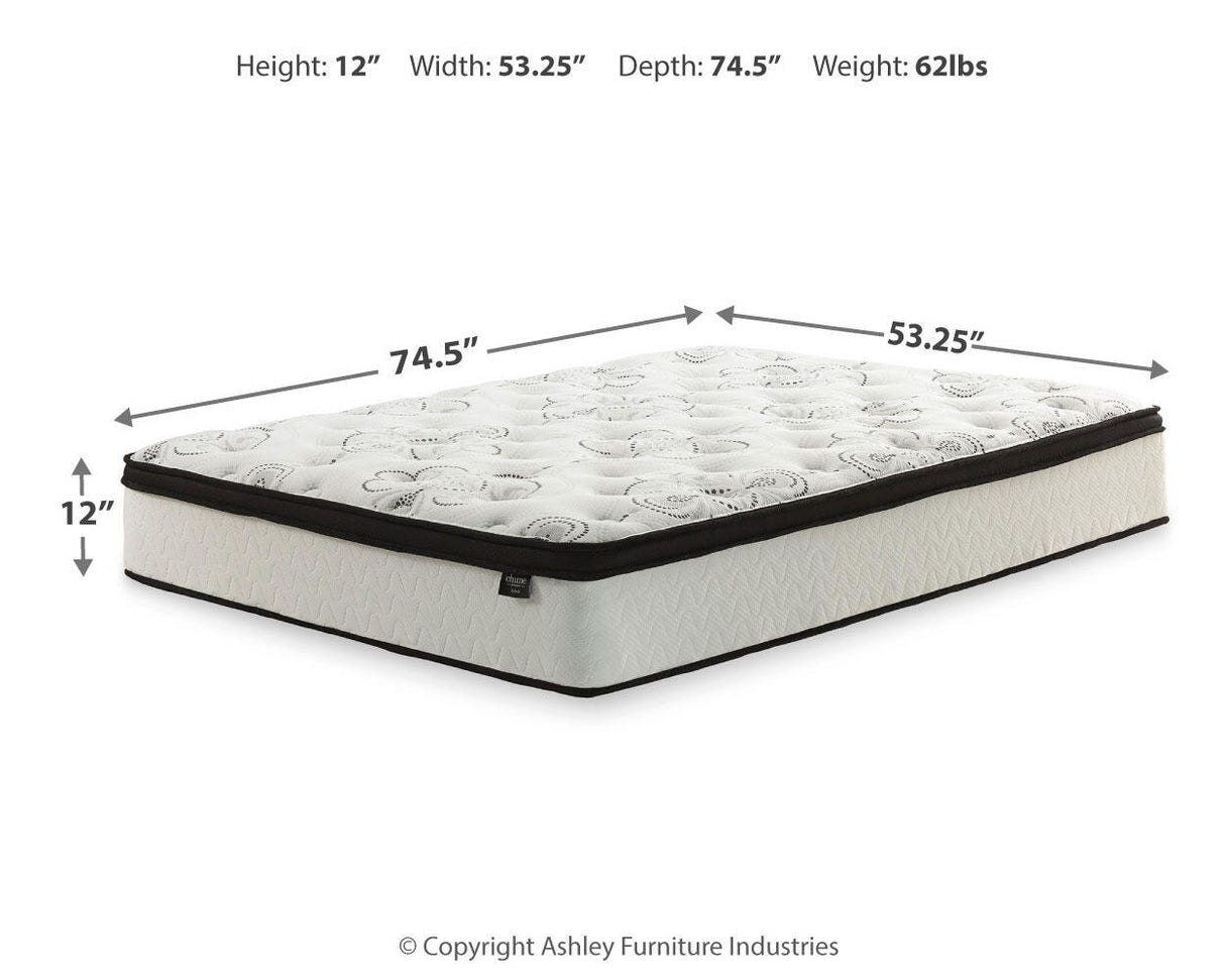 Socalle Full Platform Bed with Mattress in Light Natural from Ashley Furniture - Luna Furniture