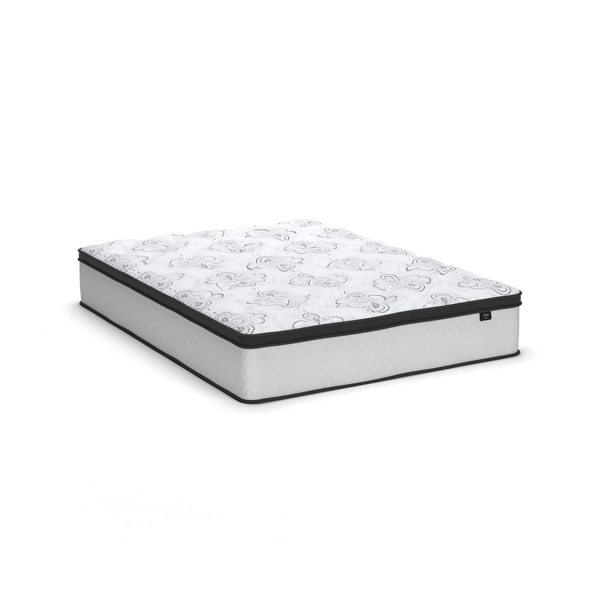 Piperton Full Platform Bed with Mattress in White from Ashley - Luna Furniture
