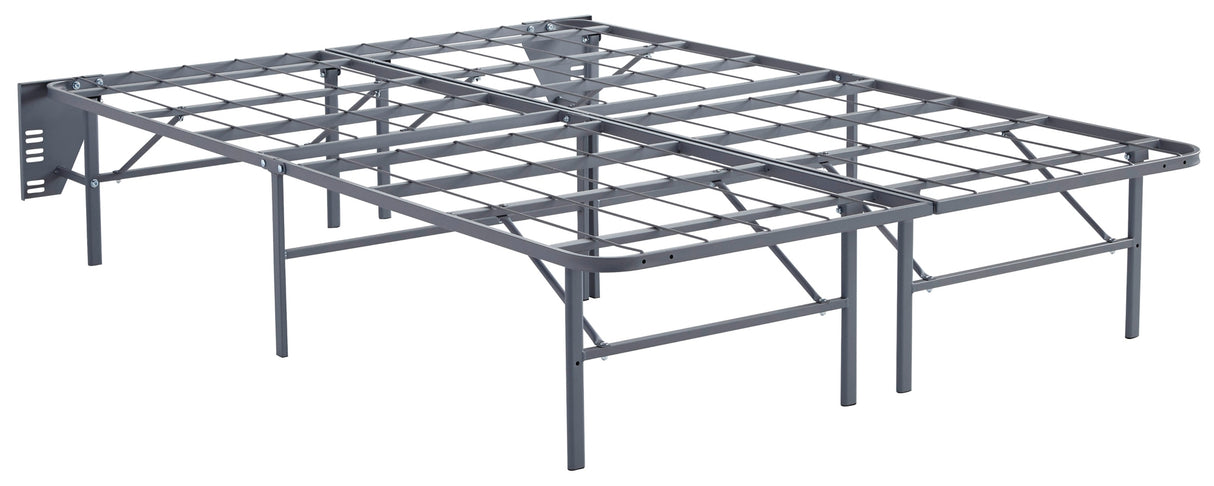 Chime 10 Inch Hybrid 10 Inch Hybrid Mattress with Foundation in White from Ashley Furniture - Luna Furniture