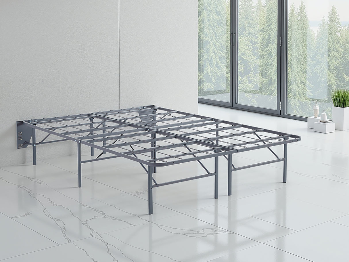 Better than a Boxspring Gray Full Foundation from Ashley Furniture - Luna Furniture