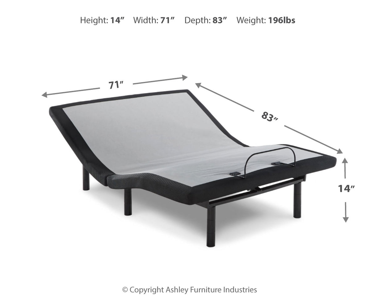 Head-Foot Model Best Black California King Adjustable Base from Ashley Furniture - Luna Furniture