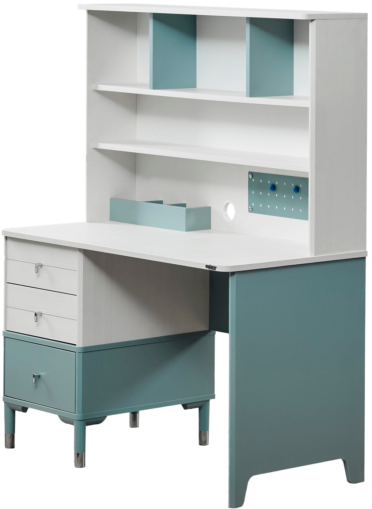 Marin Study Desk With Top Module from Furnia - Luna Furniture
