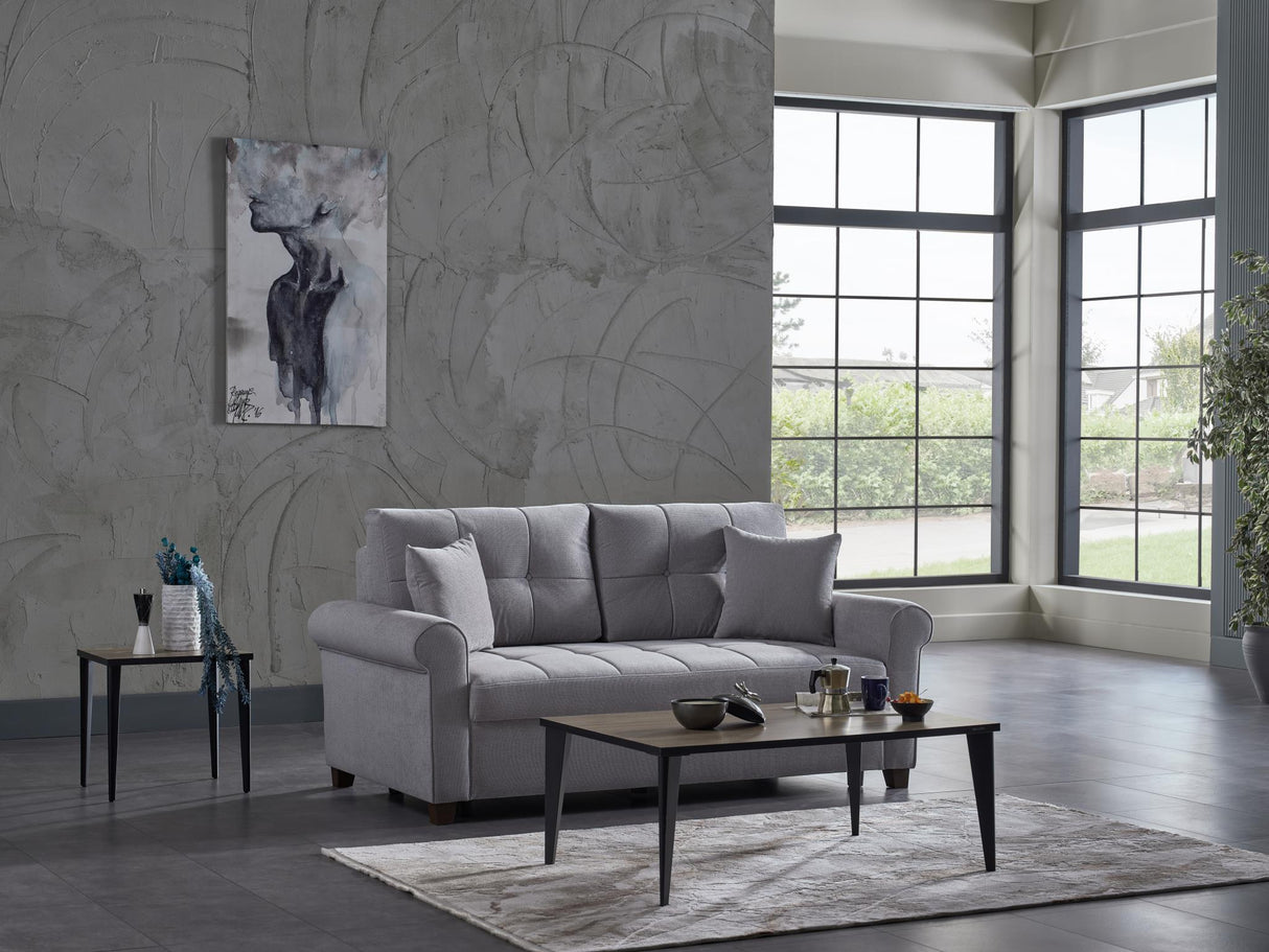 Mocca Koopsi Gray Sleeper Sofa from Bellona - Luna Furniture