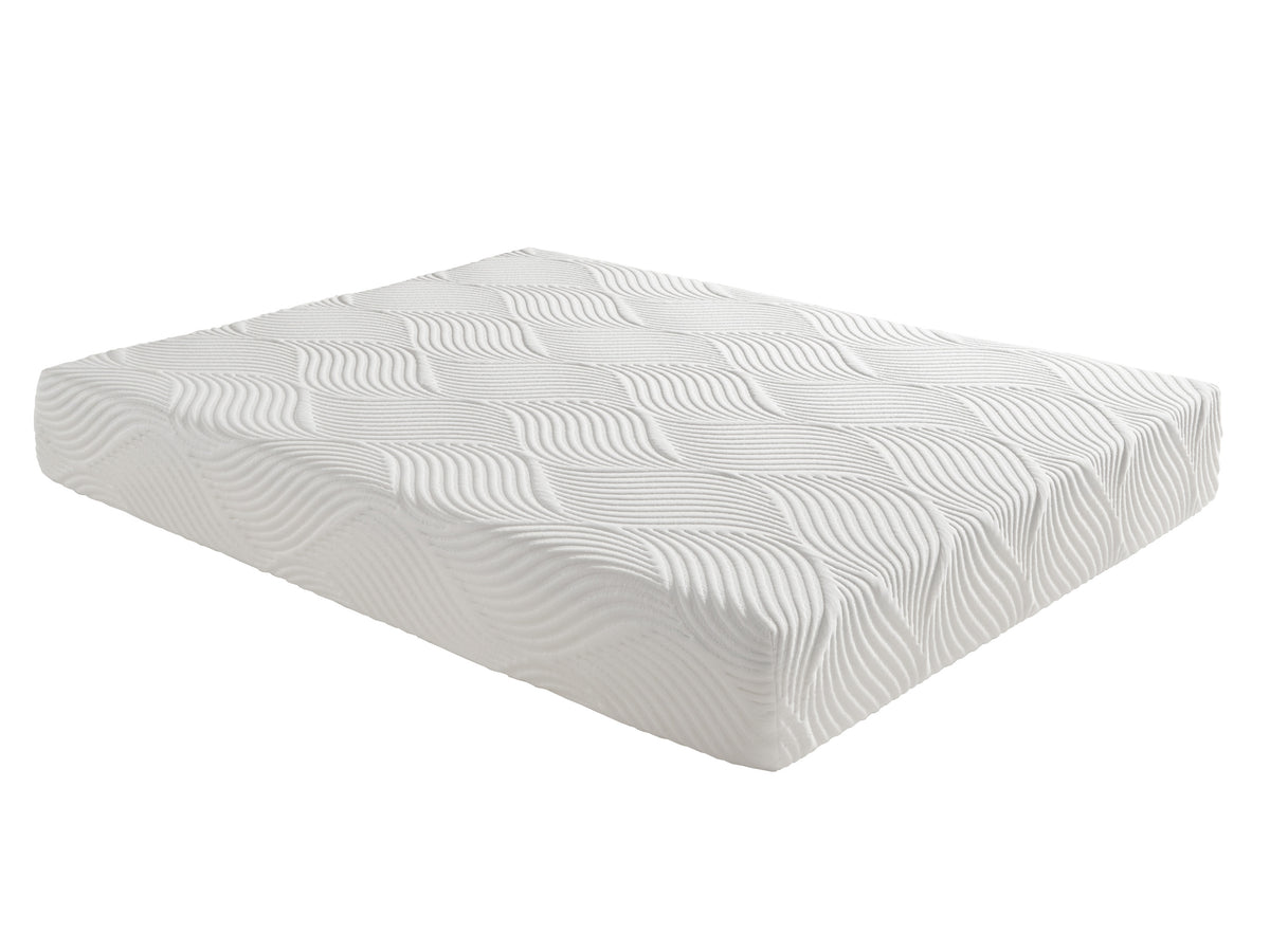 Altair White 10-Inch Twin XL Gel Memory Foam Mattress from Homelegance - Luna Furniture