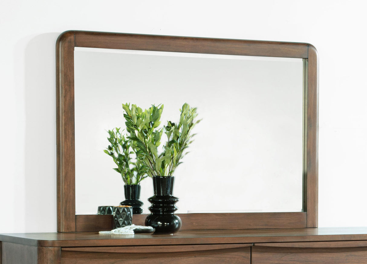 Maderia Walnut Dresser Mirror (Mirror Only) from Coaster - Luna Furniture
