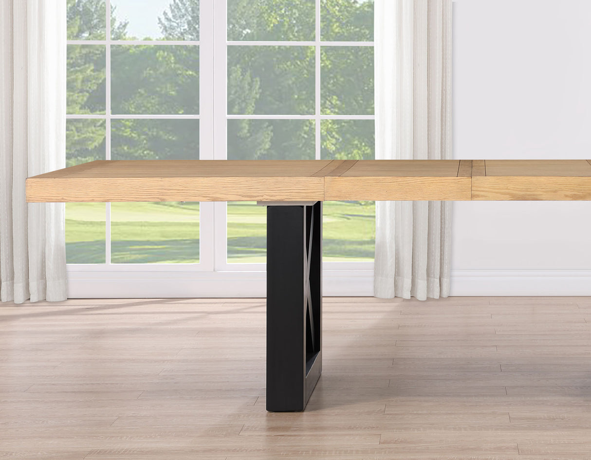 Magnolia Black/Natural Dining Room Set from Steve Silver - Luna Furniture