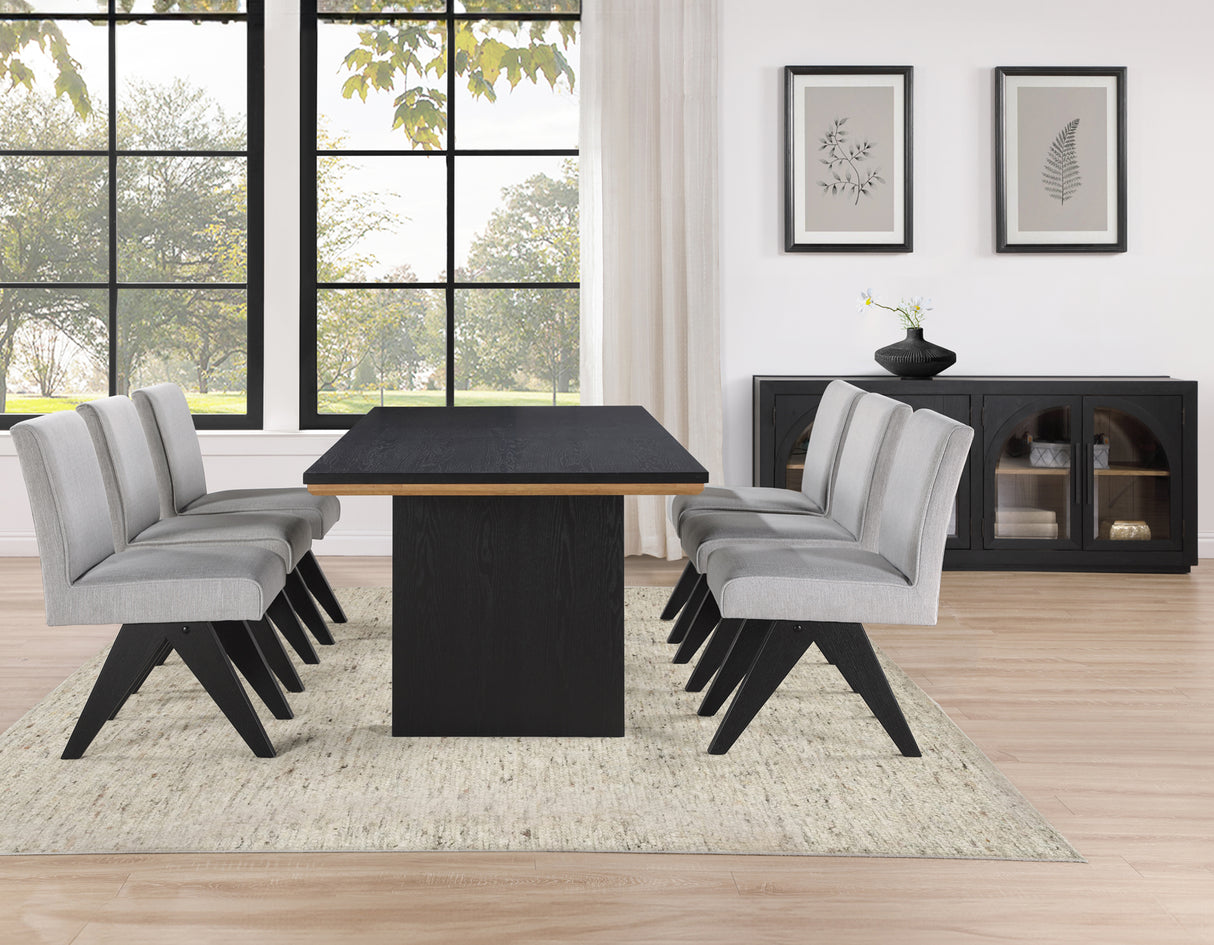 Magnolia Black/Gray Dining Room Set from Steve Silver - Luna Furniture