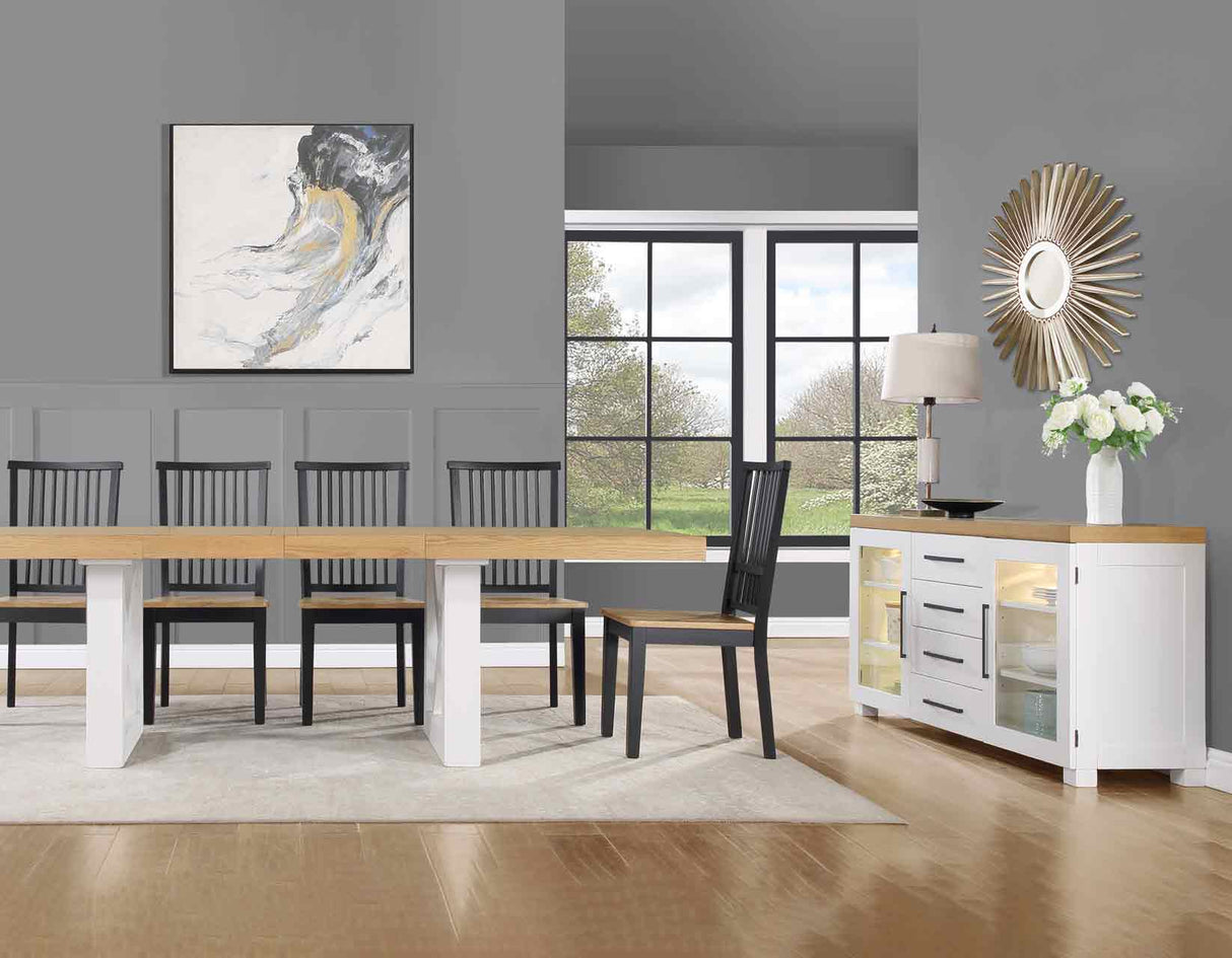 Magnolia Two-Tone Dining Room Set from Steve Silver - Luna Furniture