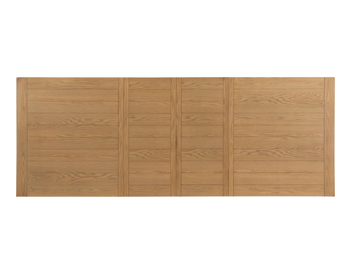 Magnolia Oak/Black Extendable Dining Table from Steve Silver - Luna Furniture