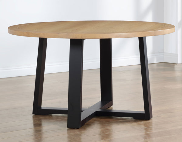Magnolia Two-tone 54-inch Round Dining Table