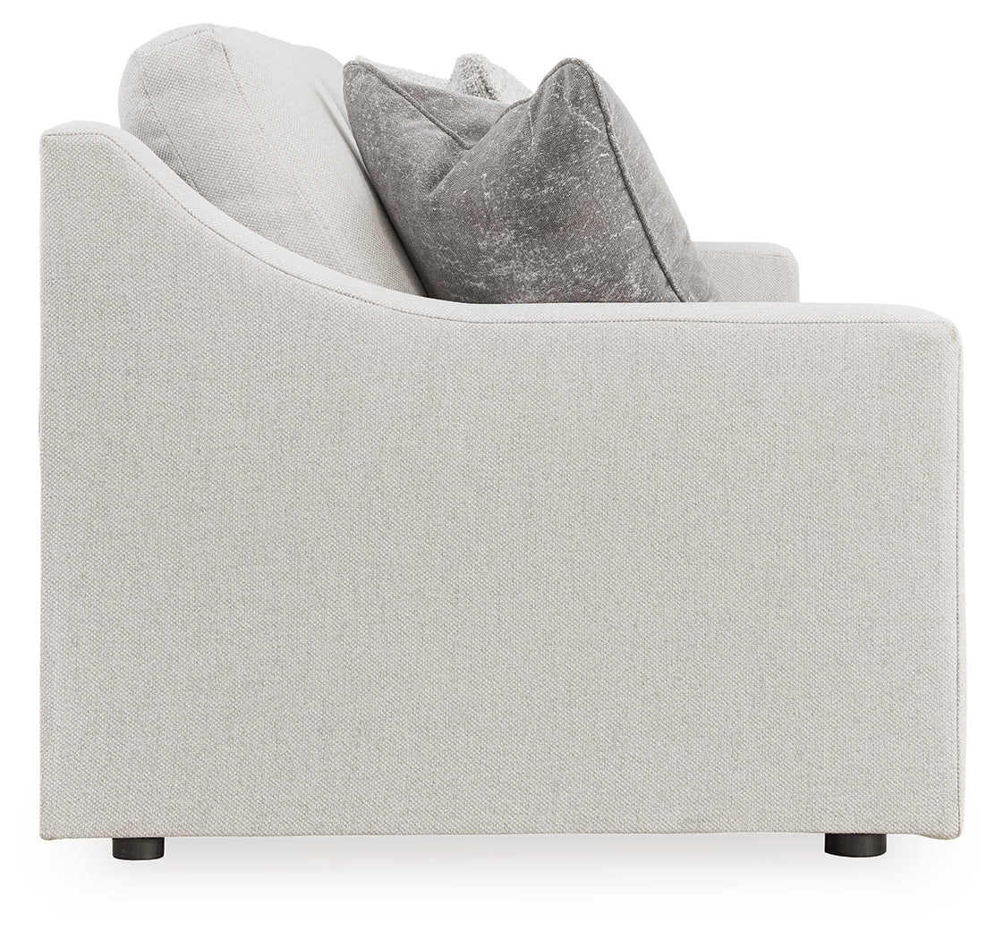 Maitelynn Sofa, Loveseat, Chair and Ottoman in Chalk from Ashley - Luna Furniture
