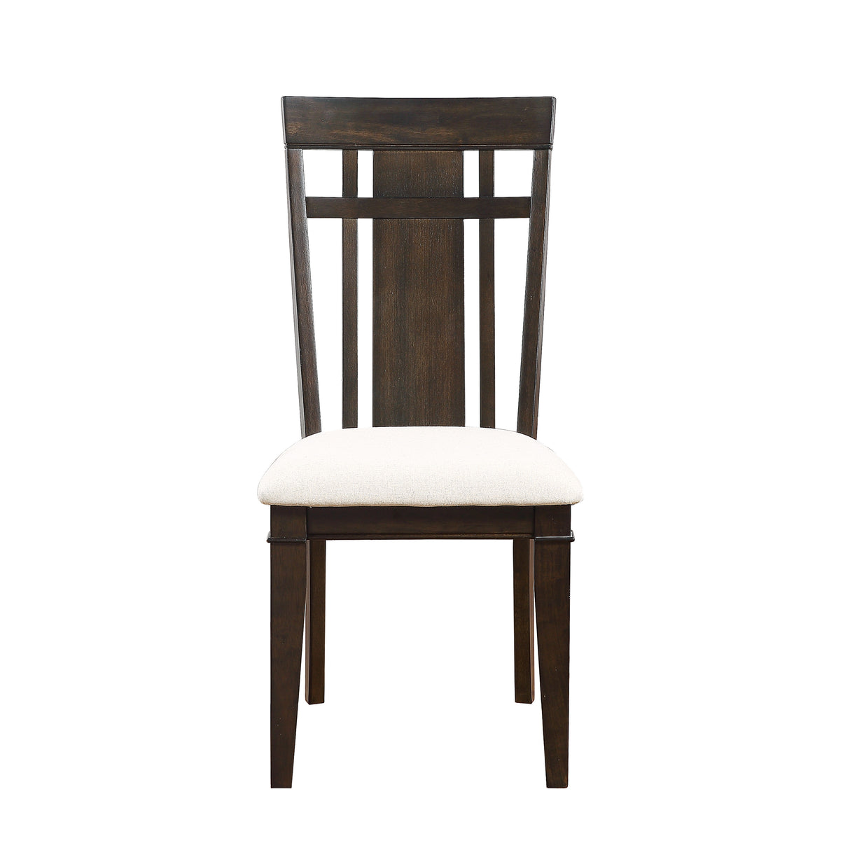 Makah Dark Brown/Beige 5-Piece 78" Extendable Dining Set from Homelegance - Luna Furniture