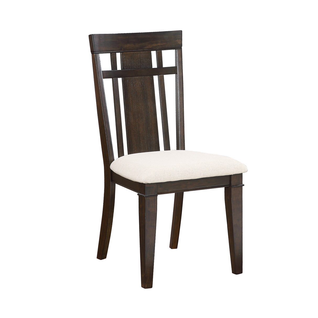 Makah Dark Brown/Beige 5-Piece 78" Extendable Dining Set from Homelegance - Luna Furniture