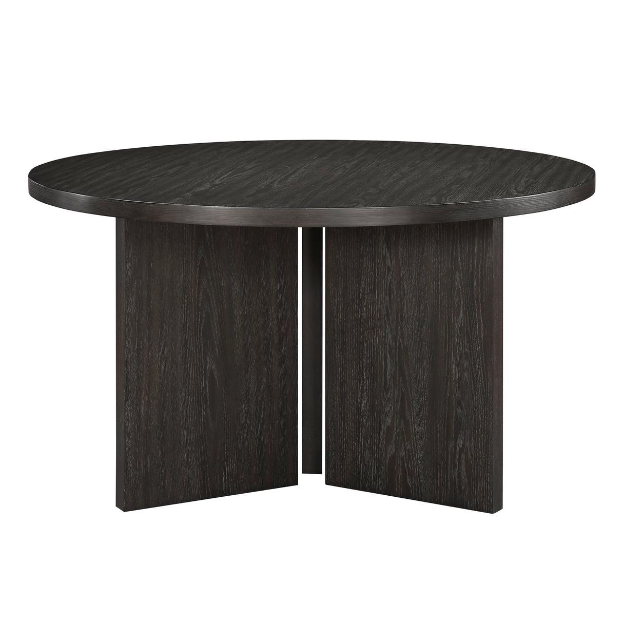 Marais Ebony/Light Gray Boucle 5-Piece Round Dining Set from Homelegance - Luna Furniture
