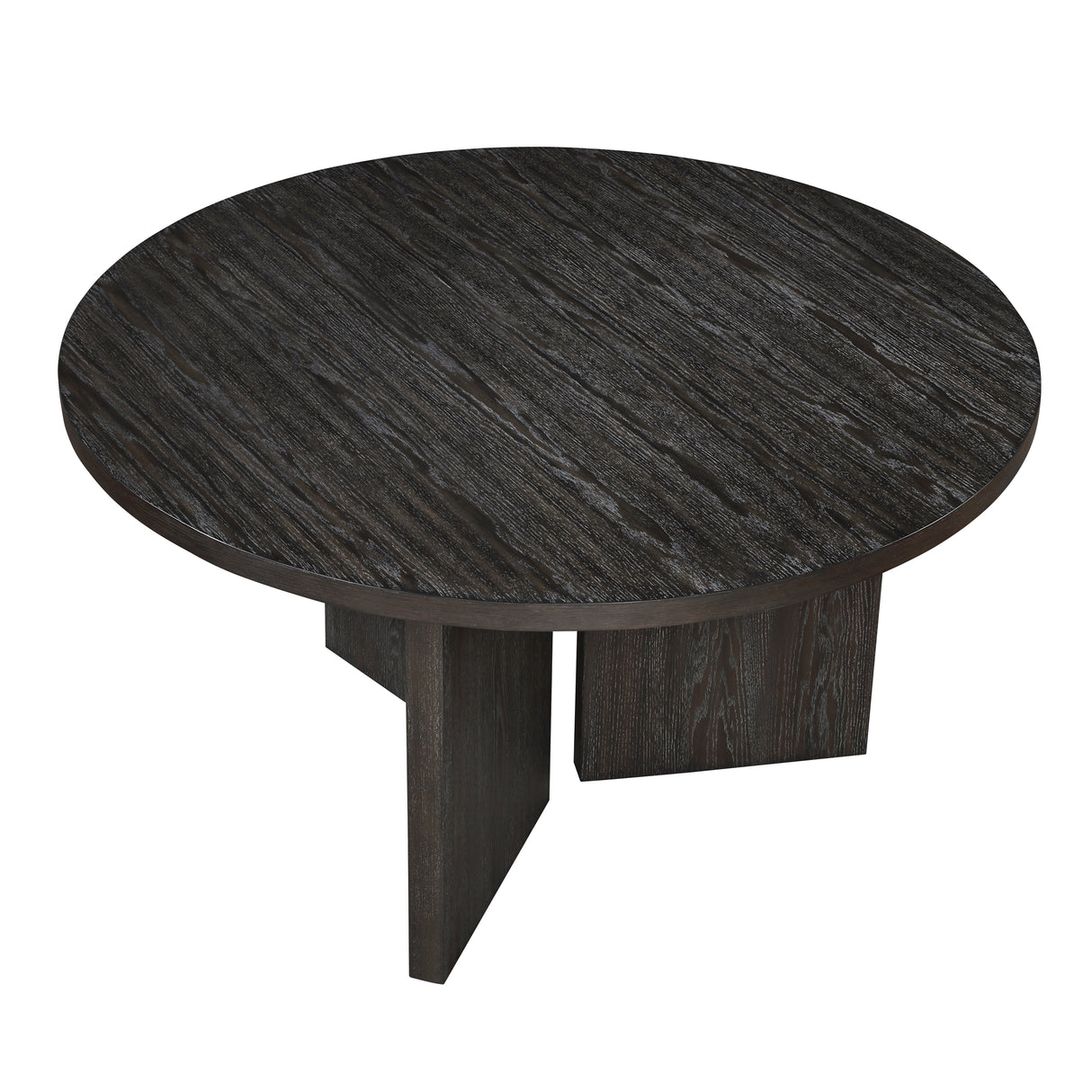 Marais Ebony/Orange Boucle 5-Piece Round Dining Set from Homelegance - Luna Furniture