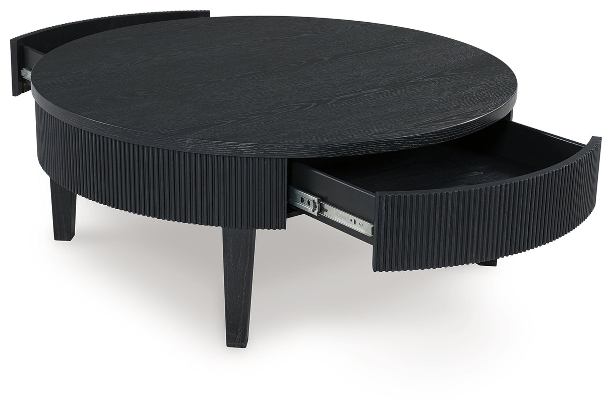 Marstream Black Coffee Table from Ashley Furniture - Luna Furniture