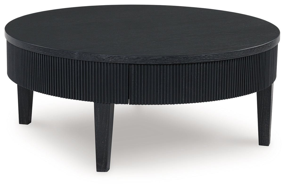 Marstream Black Coffee Table from Ashley Furniture - Luna Furniture