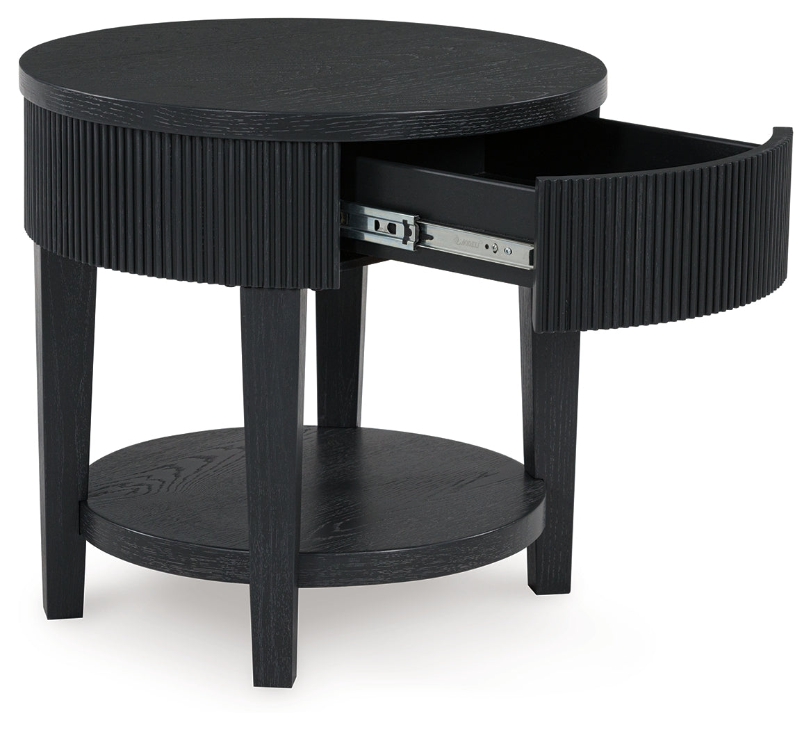 Marstream Black End Table from Ashley Furniture - Luna Furniture