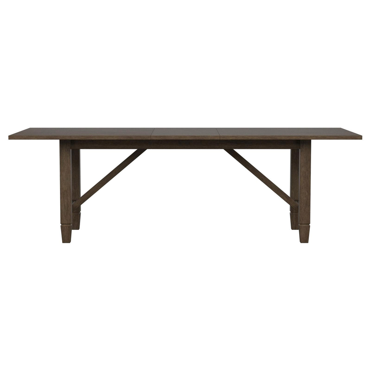 Matisse Brown Rectangular Dining Table with 18" Removable Extension Leaf from Coaster - Luna Furniture