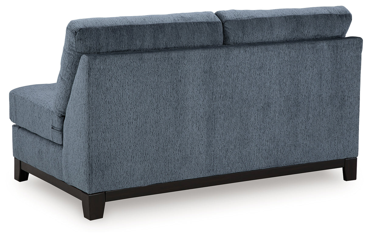 Maxon Place Navy Armless Loveseat from Ashley - Luna Furniture