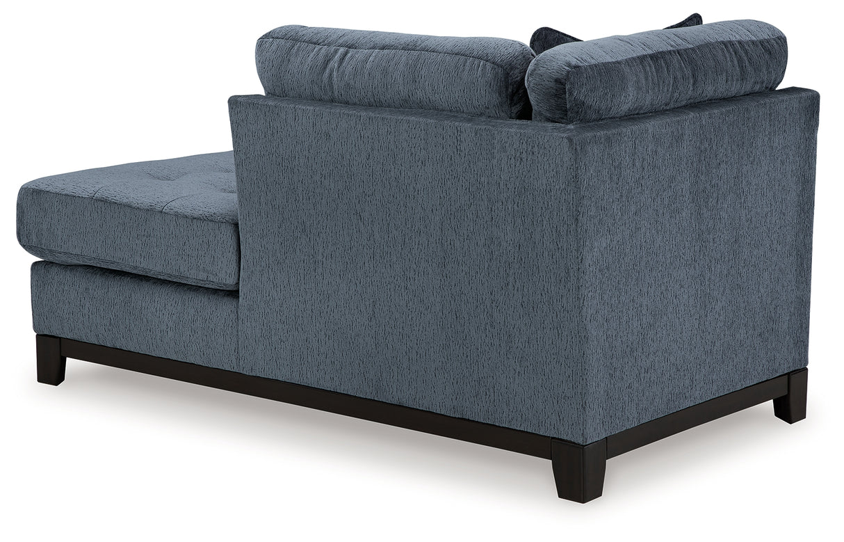 Maxon Place Navy Right-Arm Facing Corner Chaise from Ashley - Luna Furniture