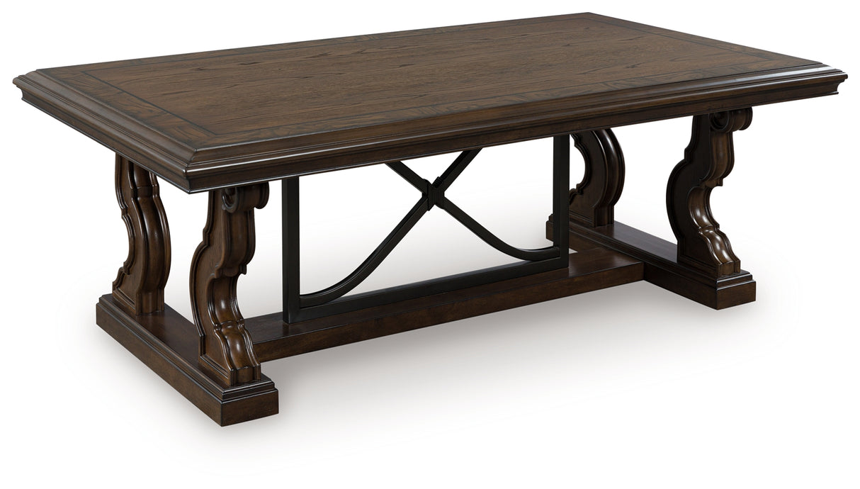 Maylee Dark Brown Coffee Table from Ashley - Luna Furniture
