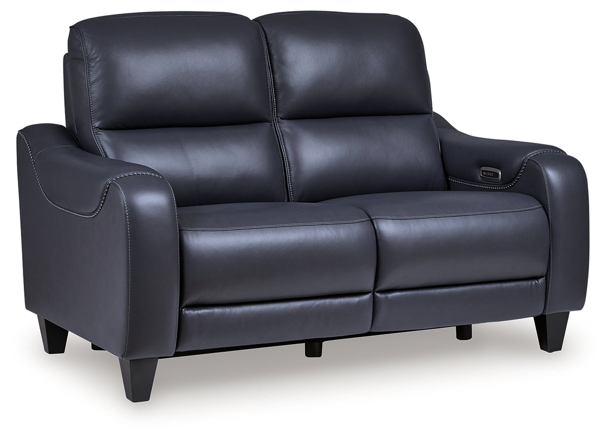 Mercomatic Ocean Power Reclining Loveseat from Ashley - Luna Furniture