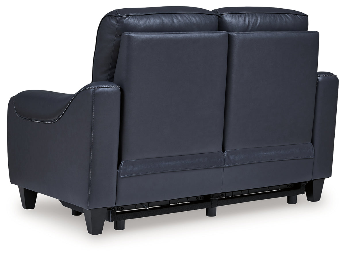 Mercomatic Ocean Power Reclining Loveseat from Ashley - Luna Furniture