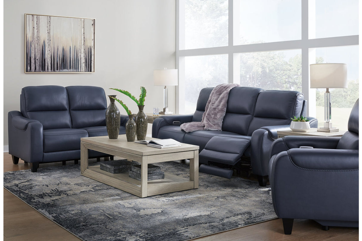 Mercomatic Power Reclining Sofa, Loveseat and Recliner from Ashley - Luna Furniture