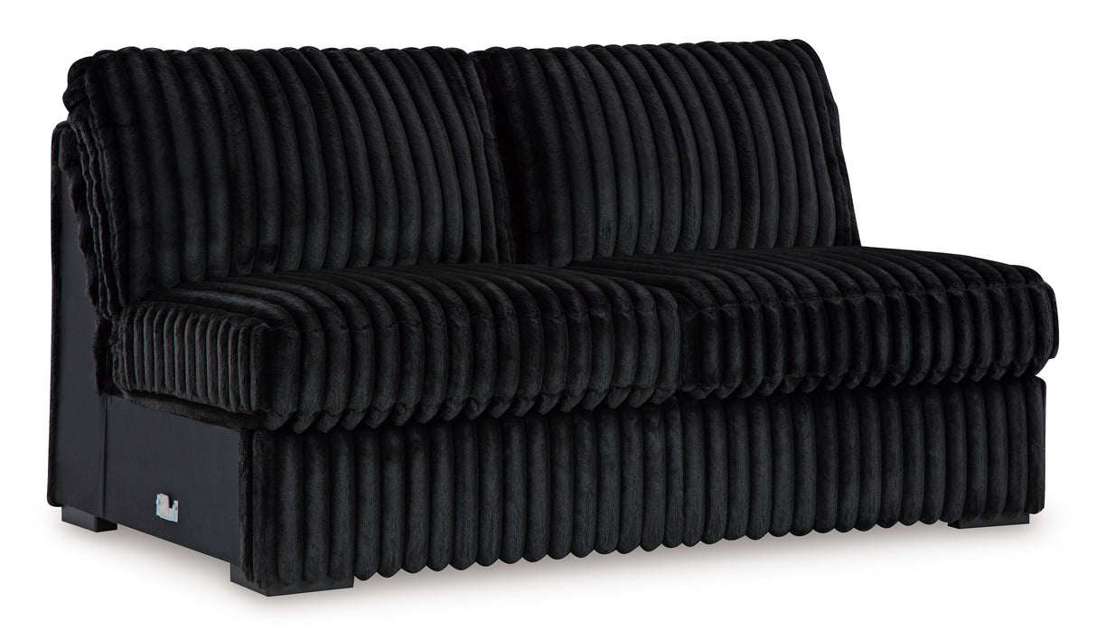 Midnight-Madness Onyx 3-Piece Double Chaise Sectional from Ashley - Luna Furniture
