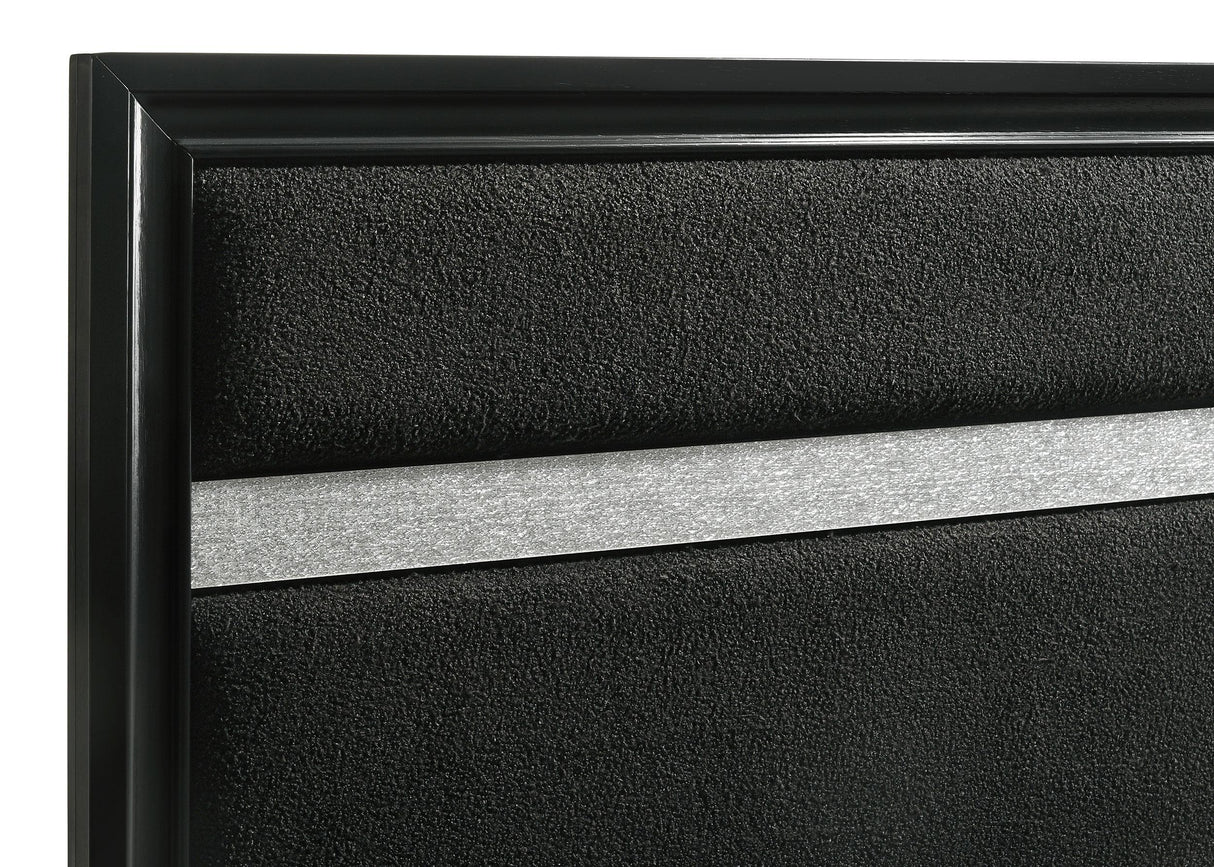 Miranda Black 4-Piece California King Bedroom Set from Coaster - Luna Furniture