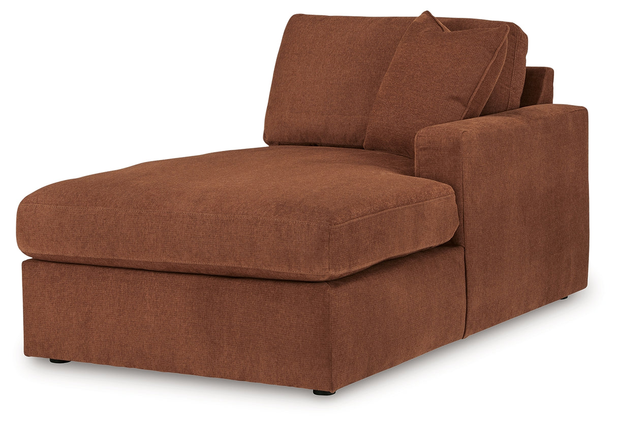 Modmax 6-Piece Sectional with Ottoman in Spice from Ashley - Luna Furniture