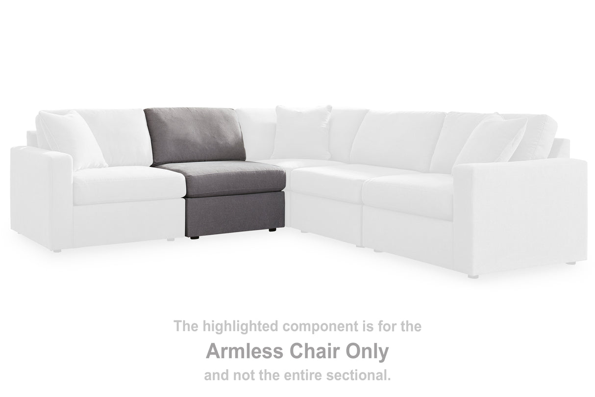 Modmax Granite Armless Chair from Ashley Furniture - Luna Furniture