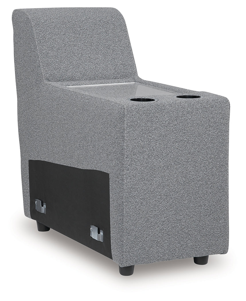 Modmax II Salt and Pepper Console with Storage from Ashley - Luna Furniture