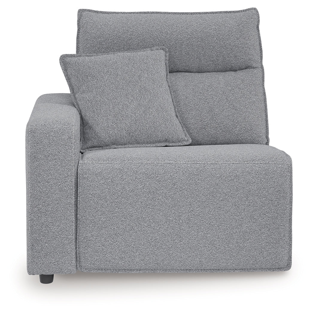 Modmax II Salt and Pepper Left-Arm Facing Power Recliner from Ashley - Luna Furniture